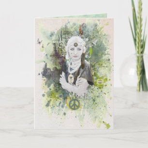 Cartão Forever Peace Greeting Card