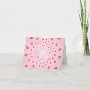 Cartão Forever Pink Hearts