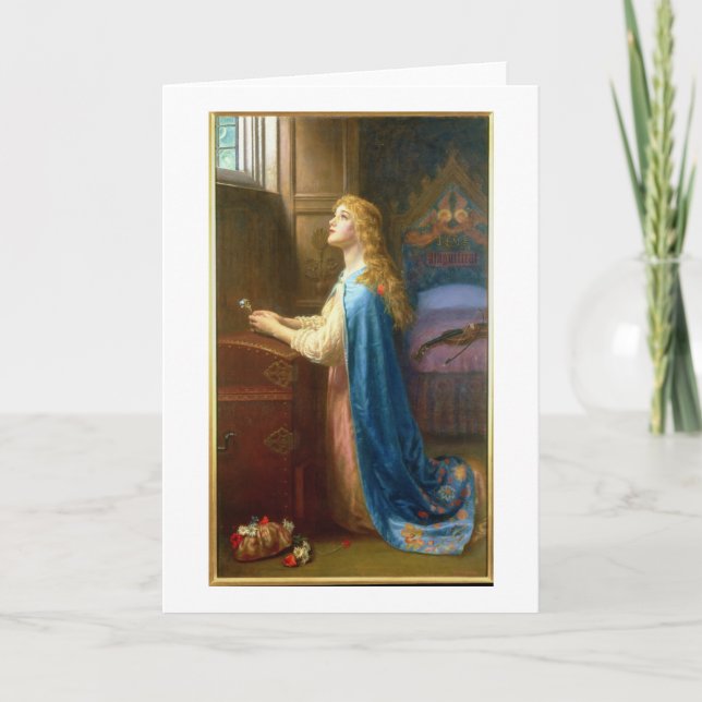 Cartão 'Forget me Not' (oil on canvas) (Frente)