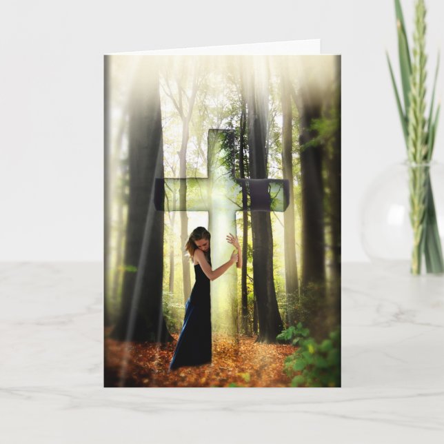 Cartão Forgiven (Contemporary Christian Art Card) (Frente)