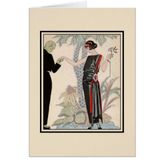 Cartão forma das senhoras do 1920: Esperança, vestido de
