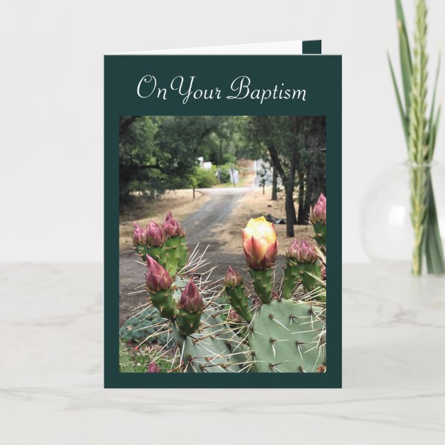 Cartão Forma de fé Batismo Adulto (Frente)