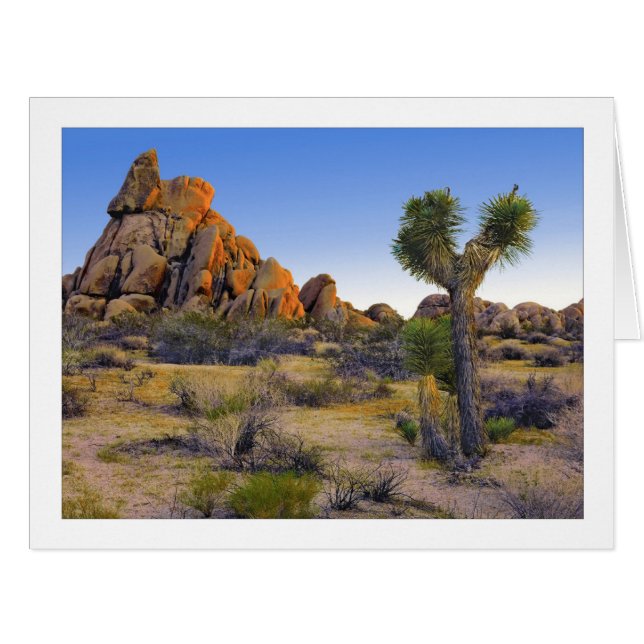 Cartão " Formação de Man Rock Desmoronante " (Frente horizontal)