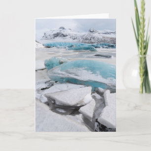 Cartão Formações Glaciais No Inverno