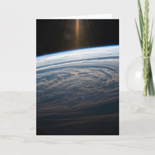 Cartão Formações Nuvens No Oceano Índico Sul. (Frente)