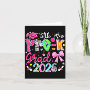 Cartão Formanda do Pré-Escolar 2026 Graduação Pré-Escolar