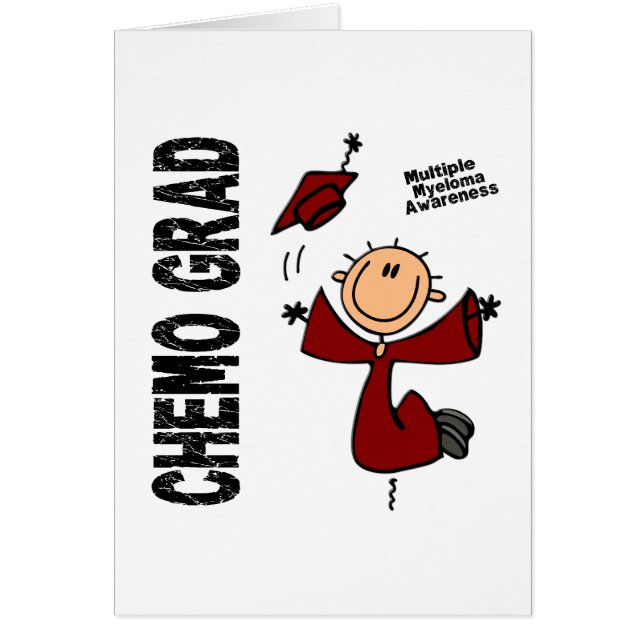 Cartão FORMANDO 1 do mieloma múltiplo CHEMO (Frente)