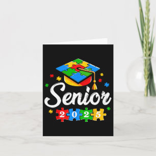Cartão Formando Autismo mais velho 2025 Sêmen de Graduaçã