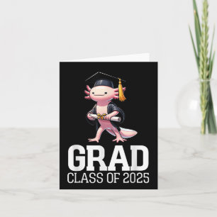 Cartão Formando Cl De Graduação Funny Axolotl 2025 Gradua