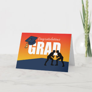 Cartão Formando de Parabéns de Luta de Graduação