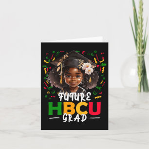 Cartão Formando Hbcu Futuro Para Crianças Negras Graduaçã