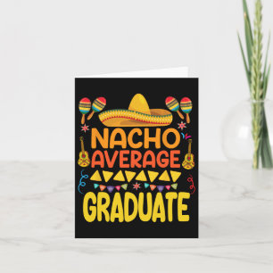 Cartão Formando um graduado não médio Festa Mexicana engr