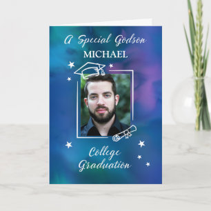 Cartão Formandos Personalizado de Fotografia e Nome do Go