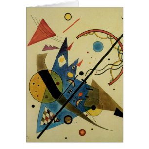 Cartão Formas dos Abstrato de Kandinsky