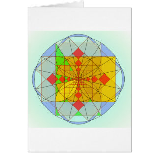 Cartão Formas douradas do retângulo