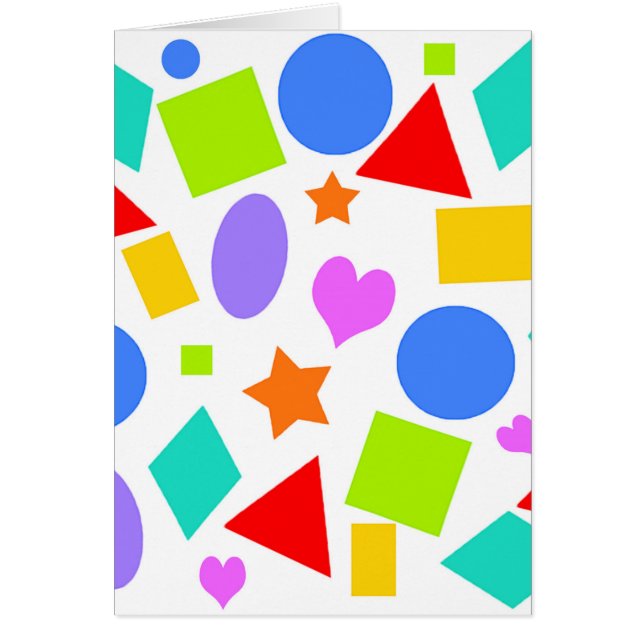 Cartão Formas e Cores (Frente)