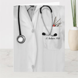 Cartão Formatura Criativa na Faculdade de Medicina