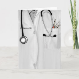 Cartão Formatura Criativa na Faculdade de Medicina