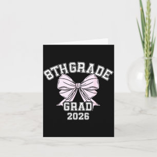 Cartão formatura da 8ª série arco 2026 ensino médio