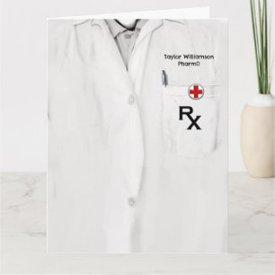 Cartão Formatura de Farmacêutico da Faculdade de Farmácia