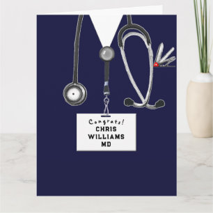 Cartão Formatura na Faculdade de Medicina