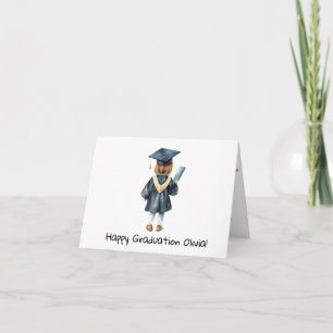 Cartão Formatura Personalizada de Meninas do Jardim de In