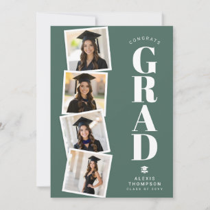 Cartão Formatura Personalizada Moderna Escola Faculdade