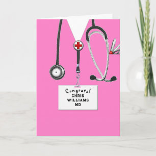 Cartão Formatura Personalizada na Faculdade de Medicina