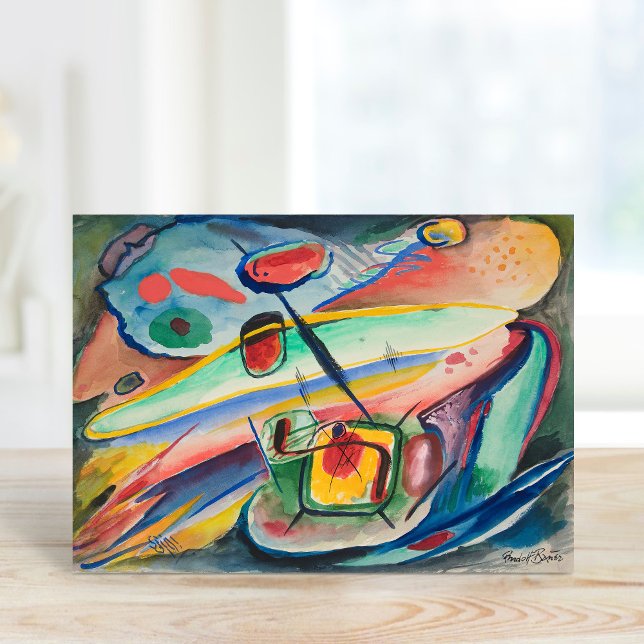 Cartão Formulários abstrato | Rudolf Bauer (Criador carregado)