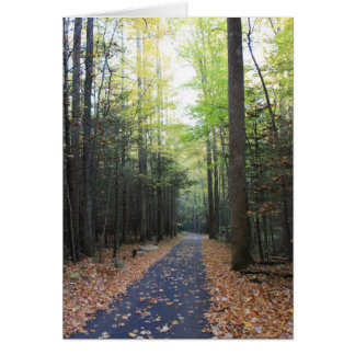 Cartão Forquilha rujir na queda