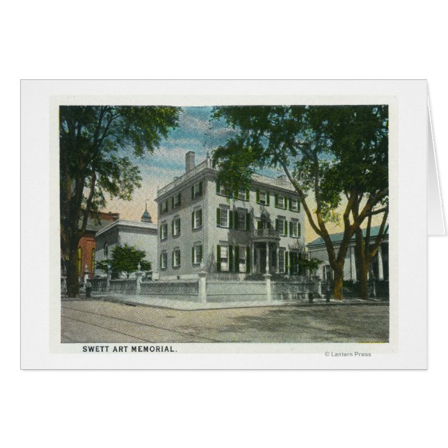 Cartão Fort Allen Park View da Baía de Casco (Frente Horizontal)