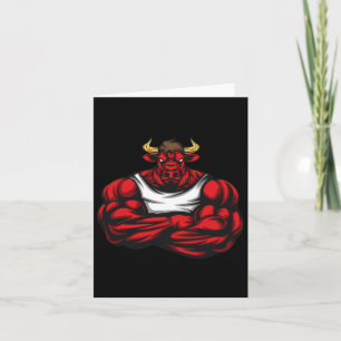 Cartão Forte Como Bull Bodybuilding