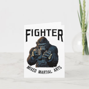 Cartão Forte Mma Gorilla - Combate A Boxas E Gaiolas