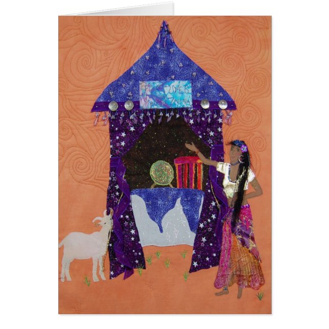 Cartão Fortunas pela senhora Zalina (Frente)