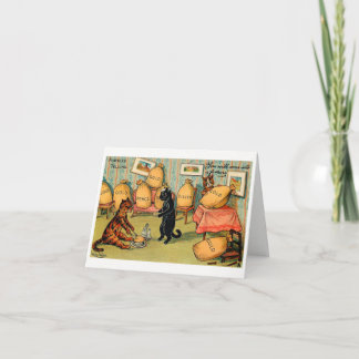 Cartão Fortune Contar Gatos Que Você Entra Em Uma Fortuna