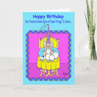 Cartão FORTUNE TELLER Birthday Card