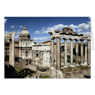 Cartão Fórum romano, Roma, Italia