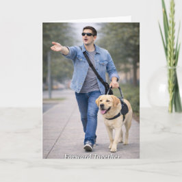 Cartão Forward Together – Guide Dog Team Graduation Card