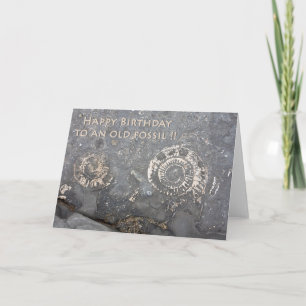 Cartão Fossil birthday card