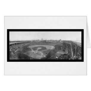 Cartão Foto 1909 de Chicago White Sox Cubs
