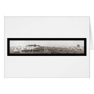 Cartão Foto 1913 do Exército de Rifle Range WI