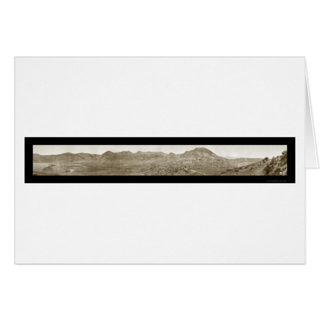 Cartão Foto 1915 de Copacabana Bolívia (Frente Horizontal)