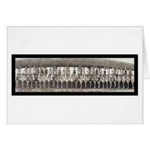 Cartão Foto 1953 da representação histórica da senhori