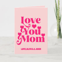 Foto Amor Você Mãe Tema Retro Groovy 70's