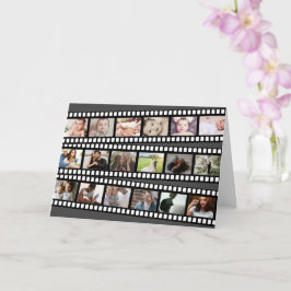 Cartão Foto Collage Film Strip Personalizada DIY Personal