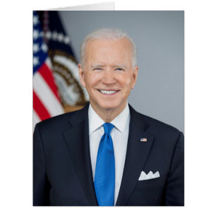 Cartão Foto da Casa Branca do Presidente Americano Joe Bi