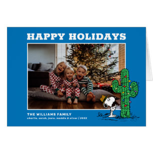 Cartão Foto da família Holiday Cactus de Spike