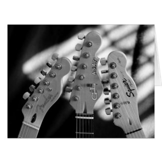 Cartão Foto da família musical