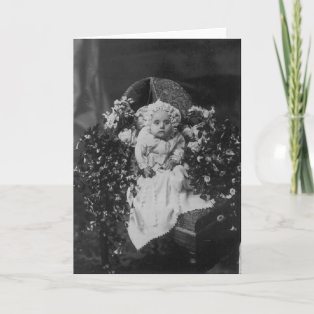 Cartão Foto da Morte na Era Vitoriana (Frente)