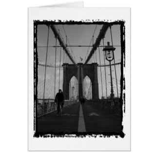 Cartão Foto da ponte Brooklyn